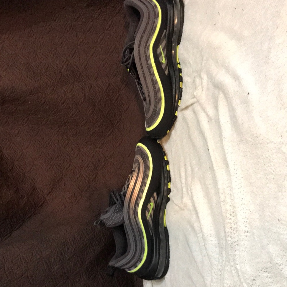 Nike Gray and Neon Yellow Sneakers
